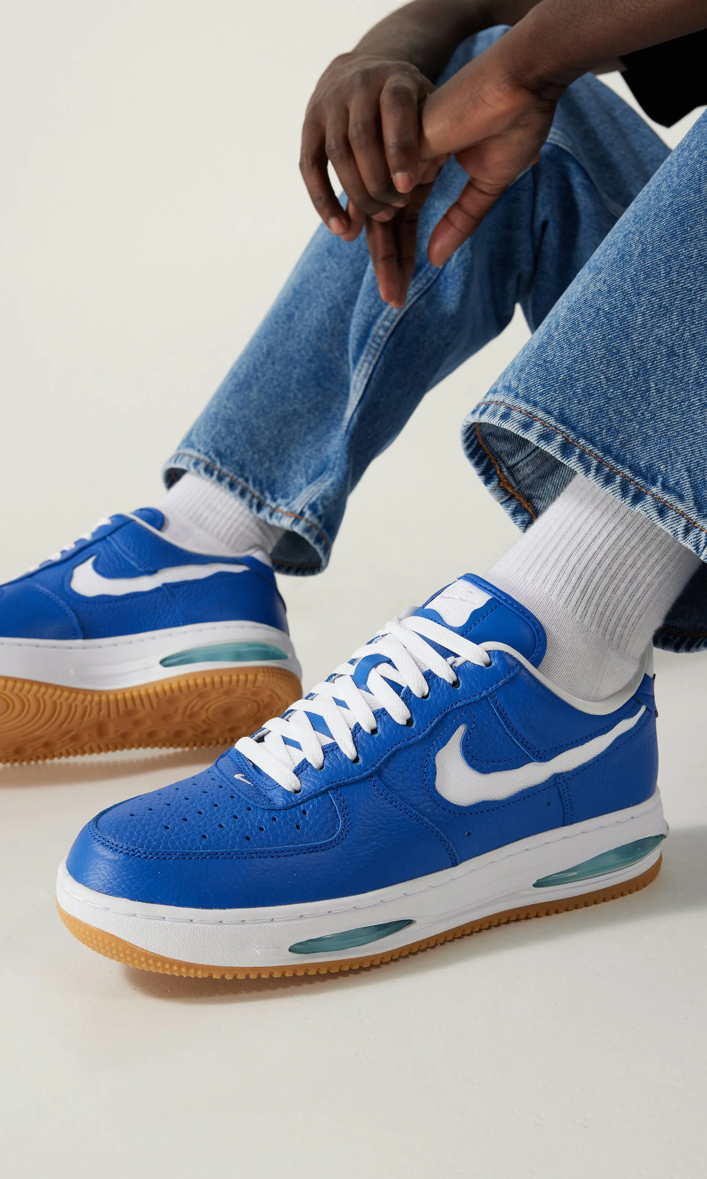 Nike Air Force 1 Low EVO Sneakers Blue | Men | Junkyard