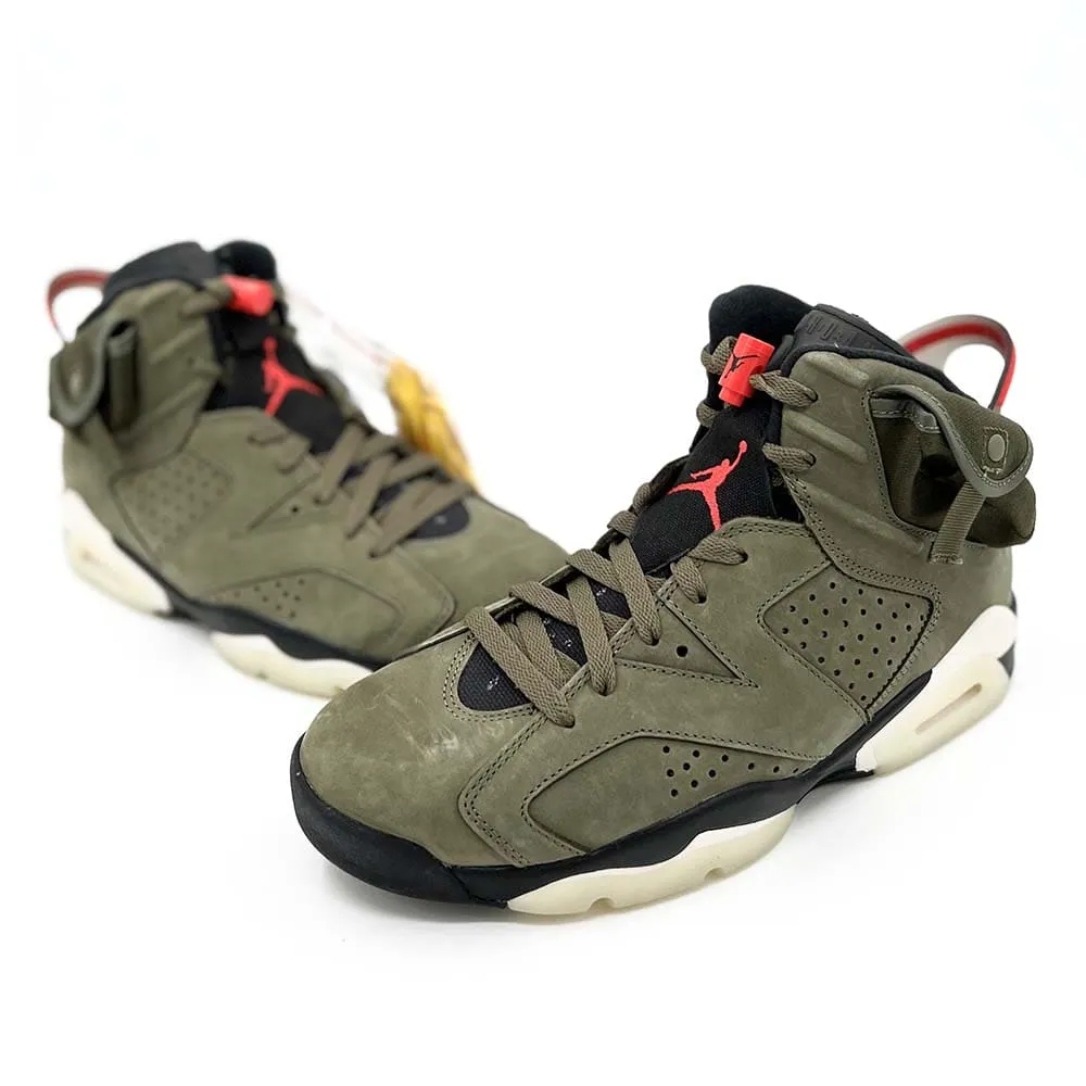 Nike Air Jordan 6 Travis Scott Olive Green