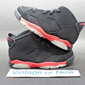 Nike Air Jordan VI 6 Black Infrared Retro BT Toddler 201...