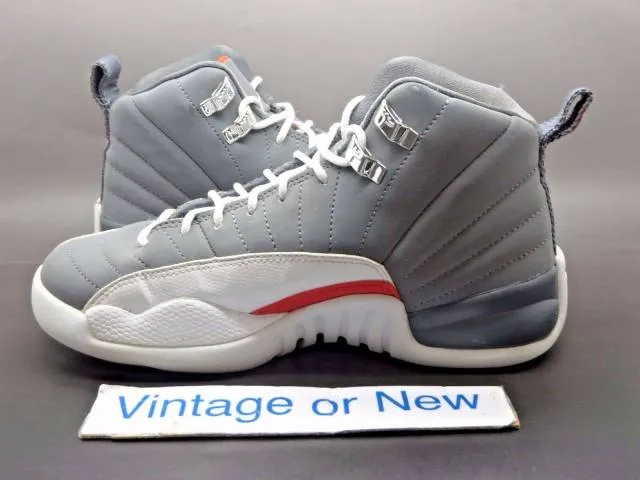 Nike Air Jordan XII 12 Cool Grey Retro GS 2012 sz 4Y