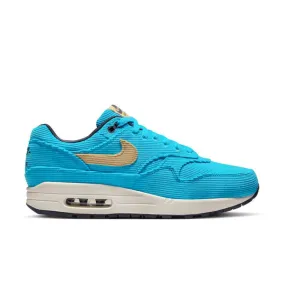 NIKE AIR MAX 1 PRM, BALTIC BLUE/SESAME-GRIDIRON-SAIL