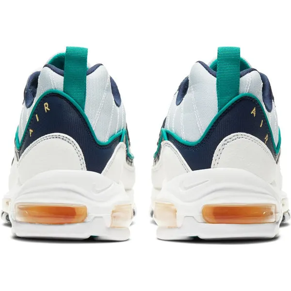 NIKE AIR MAX 98 WHITE/NEPTUNE GREEN-MIDNIGHT NAVY