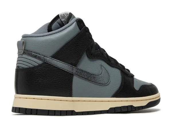 Nike Dunk High Retro Premium, SMOKE GREY/BLACK-BEACH-BLACK