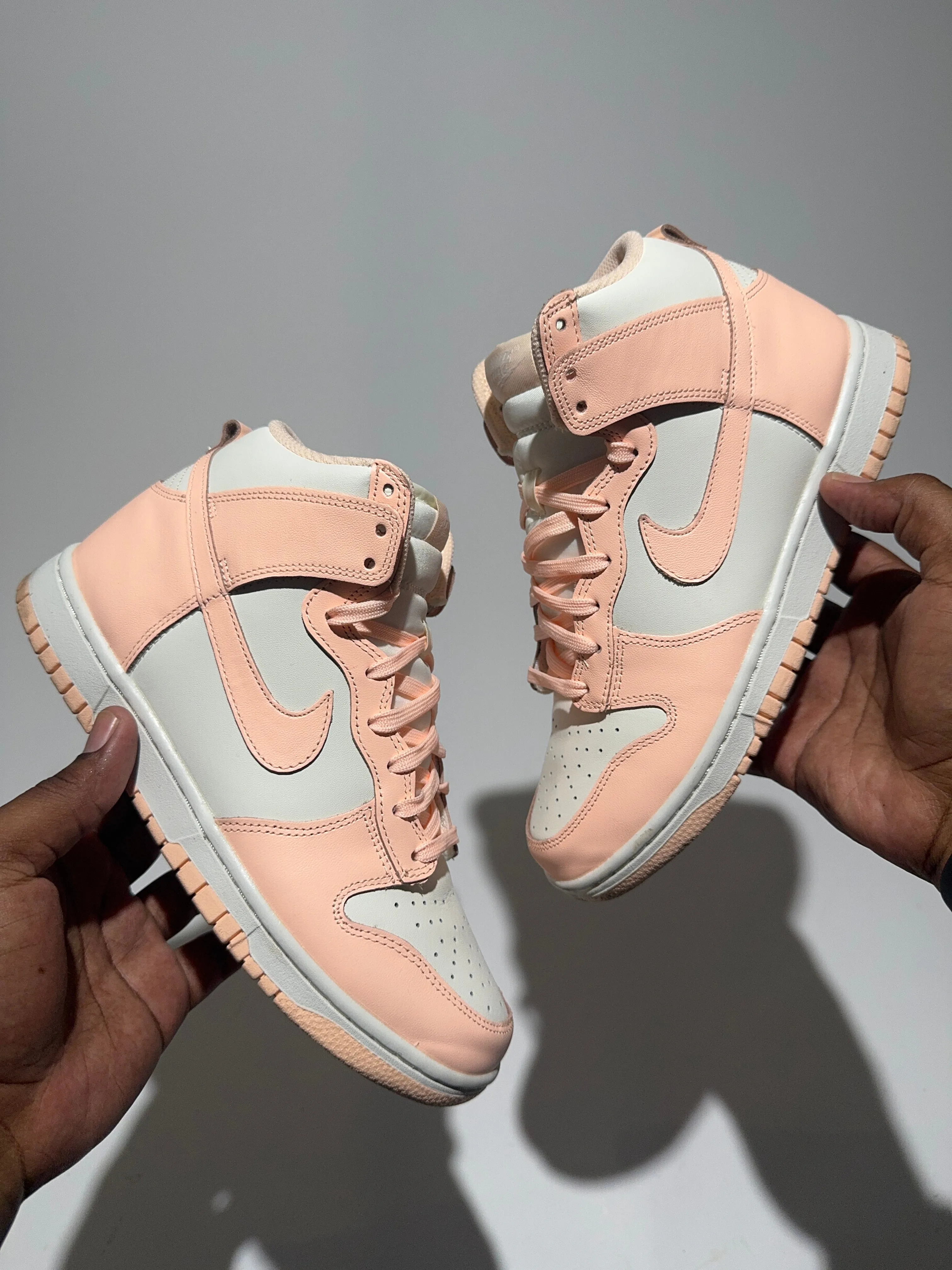 Nike Dunk High Sail Crimson Tint (Women's) (Pre-Owned)