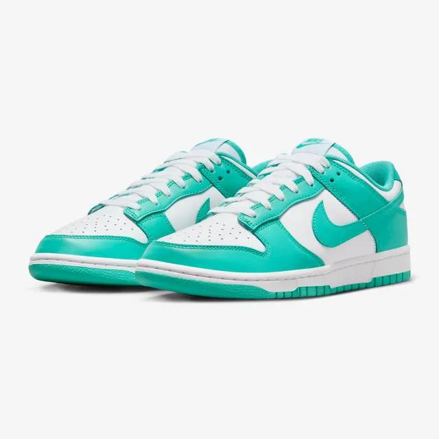 Nike dunk low (clear jade/ white/ clear jade/ white) men us 8-13 dv0833-101