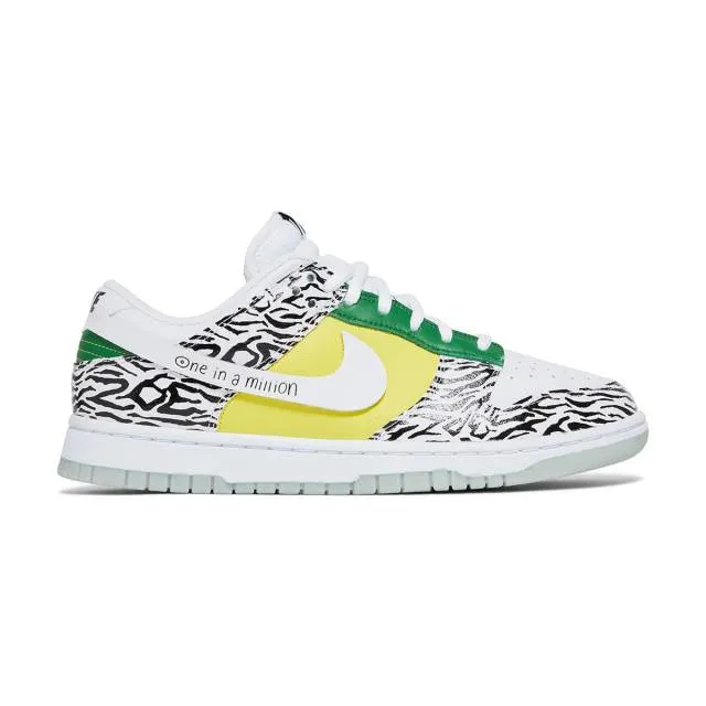 Nike dunk low (doernbecher 2022/ zebra print white /white/ black/ green apple) men us 8-13 dr7305-10