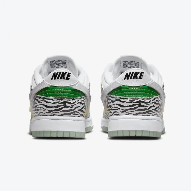 Nike dunk low (doernbecher 2022/ zebra print white /white/ black/ green apple) men us 8-13 dr7305-10