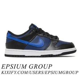 Nike dunk low gs (black midnight navy/ midnight navy/ black/ game royal) big kids 3.5y-7y dh9765-402