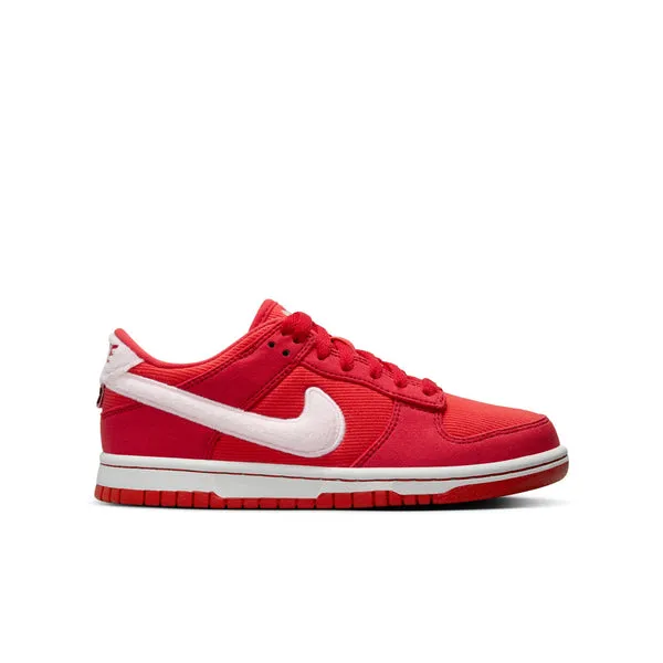 Nike Dunk Low (GS), FIRE RED/PINK FOAM -LT CRIMSON-WHITE