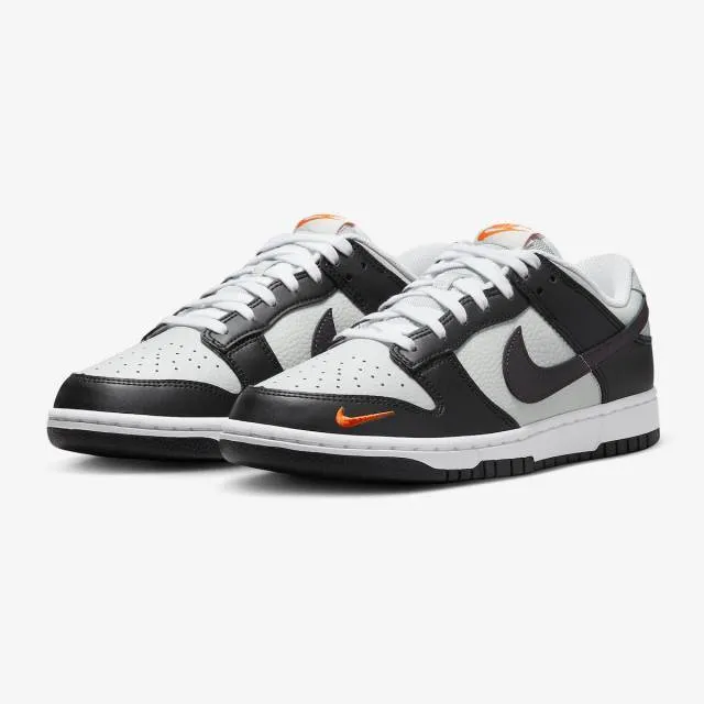 Nike dunk low (mini swoosh black total orange/ black/ white/ total orange) men us 8-13 fn7808-001