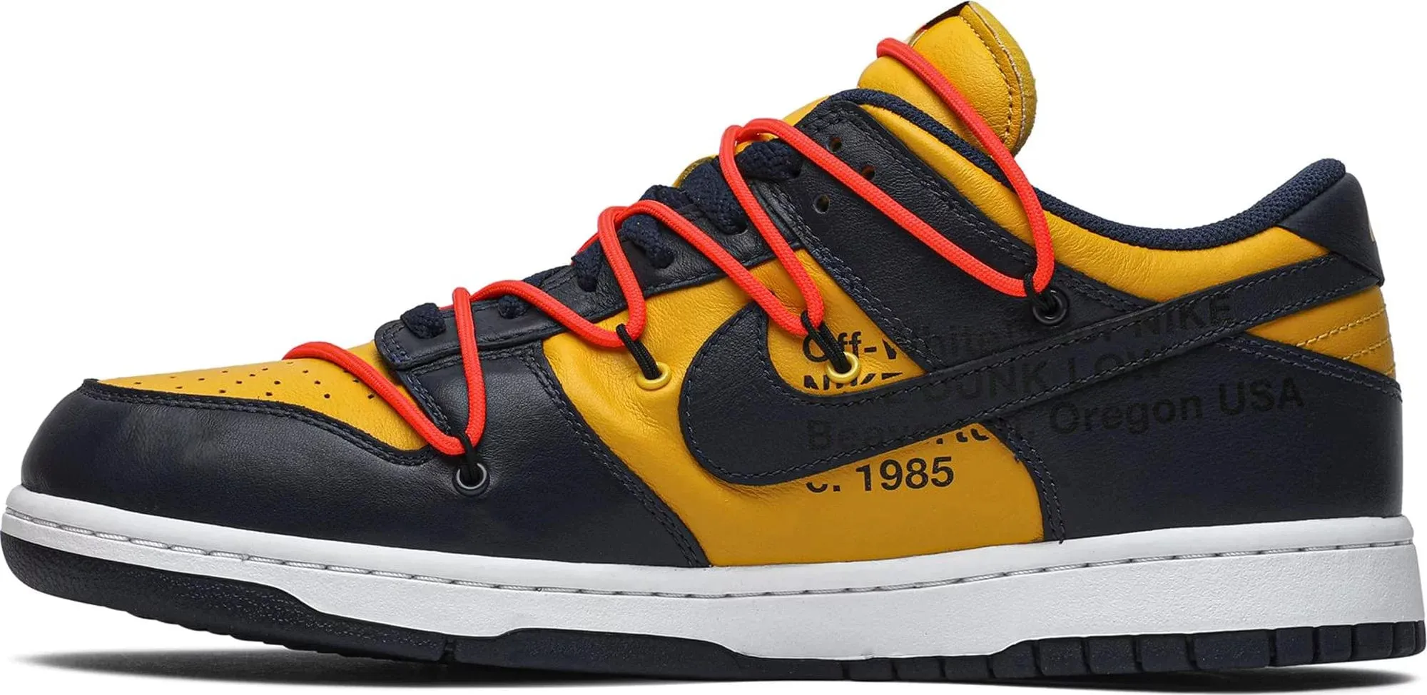 Nike Dunk Low Off-White University Gold Midnight Navy