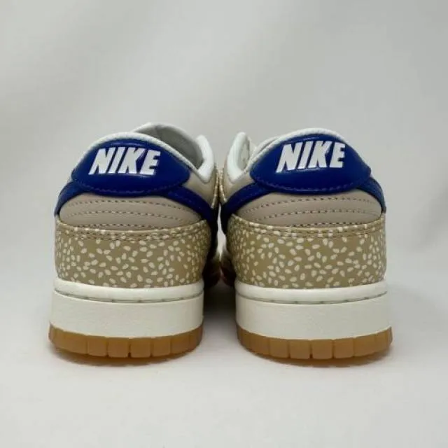 Nike dunk low prm beige montreal bagel 2022 sesame blue men's size 10 dz4853-200