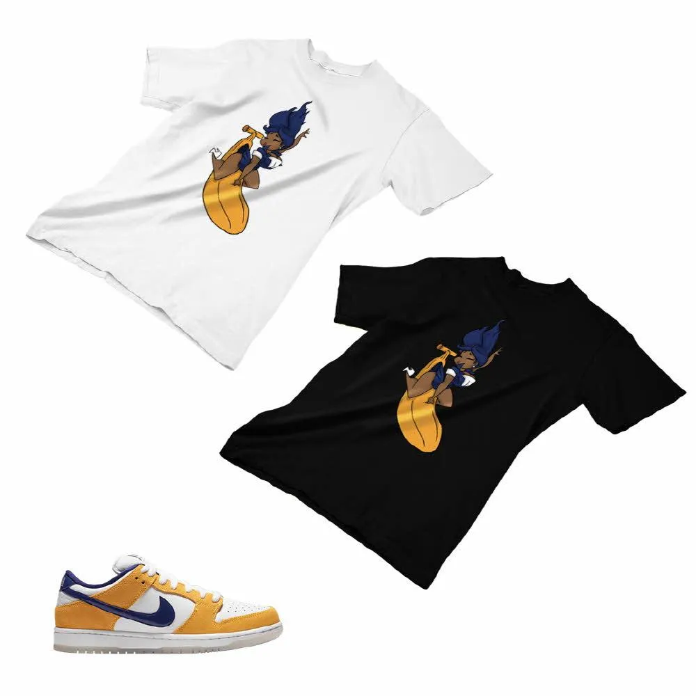 Nike SB Dunk Laser Orange Matching Custom Designed T shirt ND 1-3-12