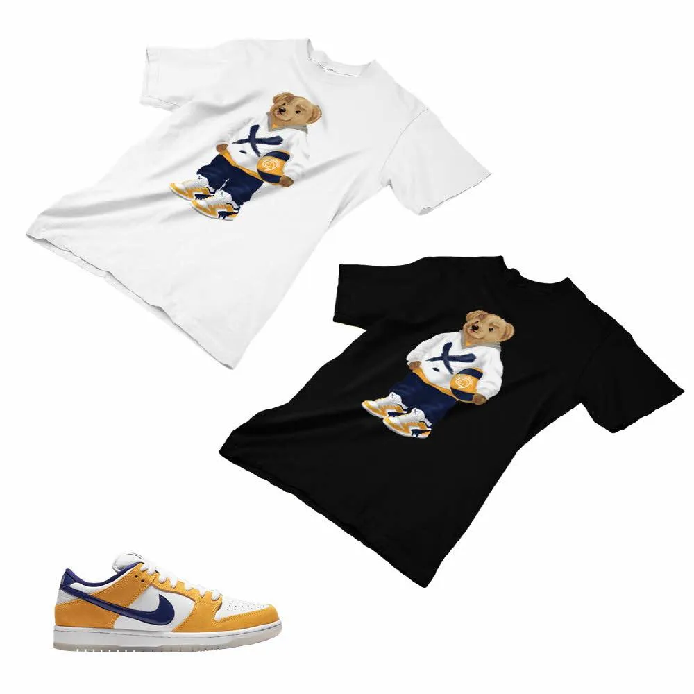 Nike SB Dunk Laser Orange Matching Custom Designed T shirt ND 1-3-24