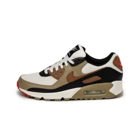 Nike Wmns Air Max 90 Phantom / Light British Tan / Black / Fire Red