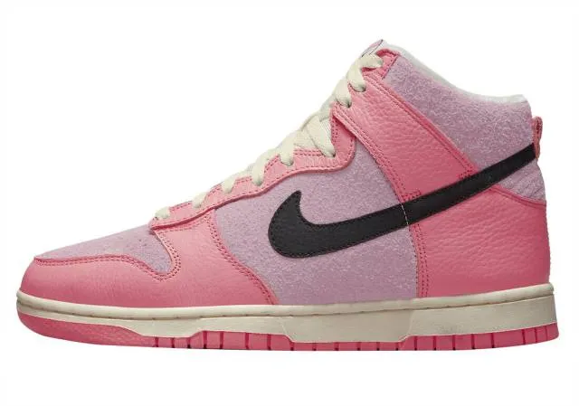 Nike wmns dunk high hoops pack pink sail coconut glaze dx3359-600