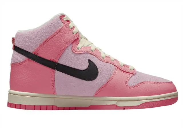 Nike wmns dunk high hoops pack pink sail coconut glaze dx3359-600