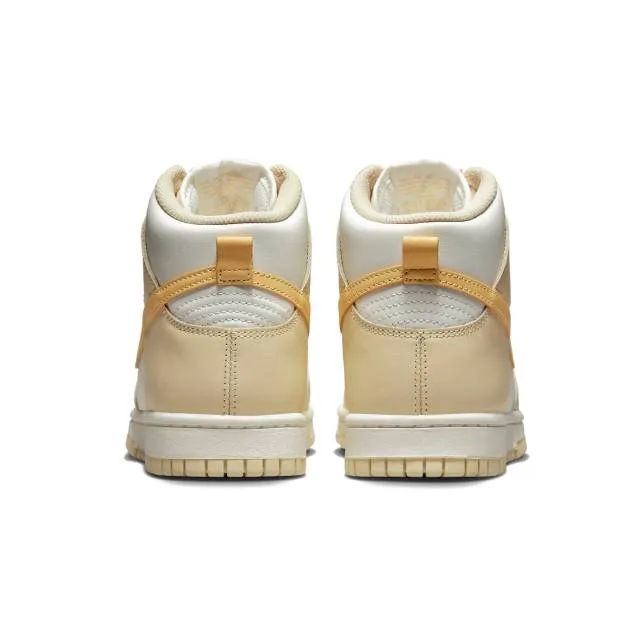 Nike women's dunk high (pale vanilla topaz/ cream/ pale vanilla/ topaz gold/ sail) sizes 6-10 dd1869