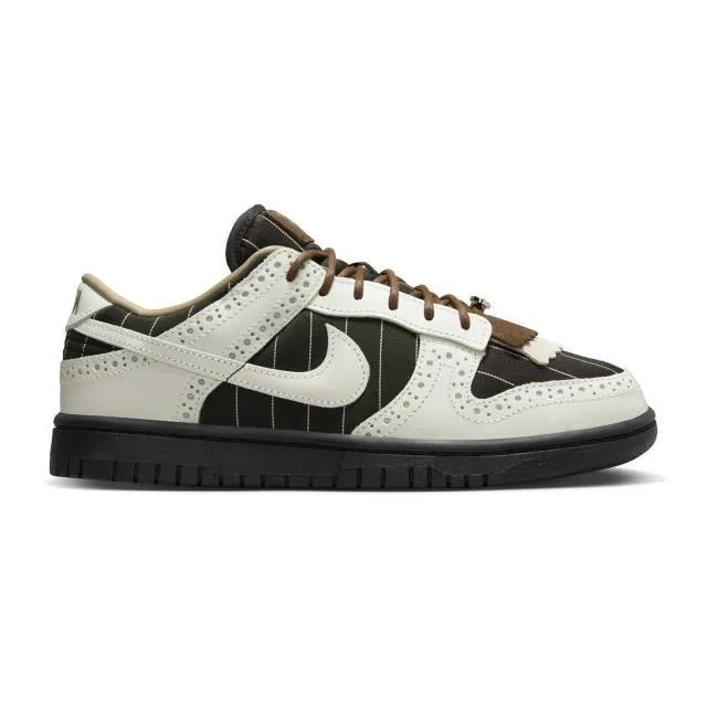 Nike women's dunk low lx (brogue/ summit white/ cacao wow) sizes 5-12 fv3642-010metallic gold) sizes