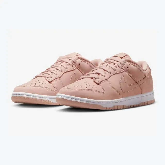 Nike women's dunk low premium (soft pink/ pink oxford/ white) sizes 6-10 dv7415-600