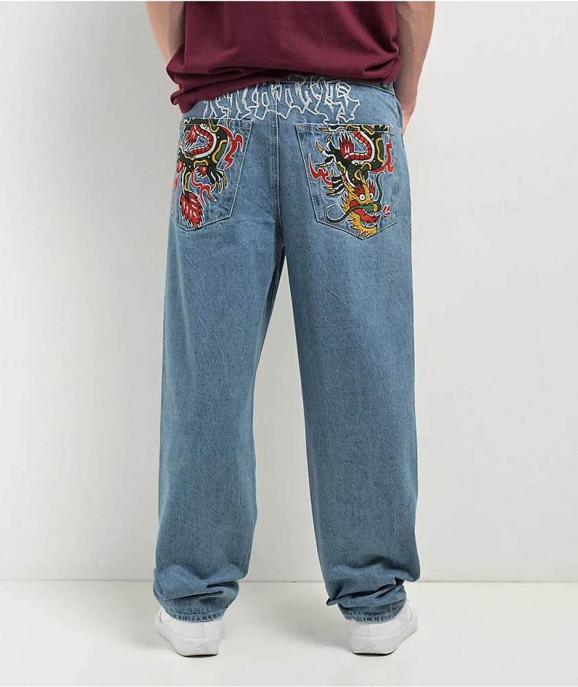 Ninth Hall Ambush Medium Blue Loose Fit Jeans 