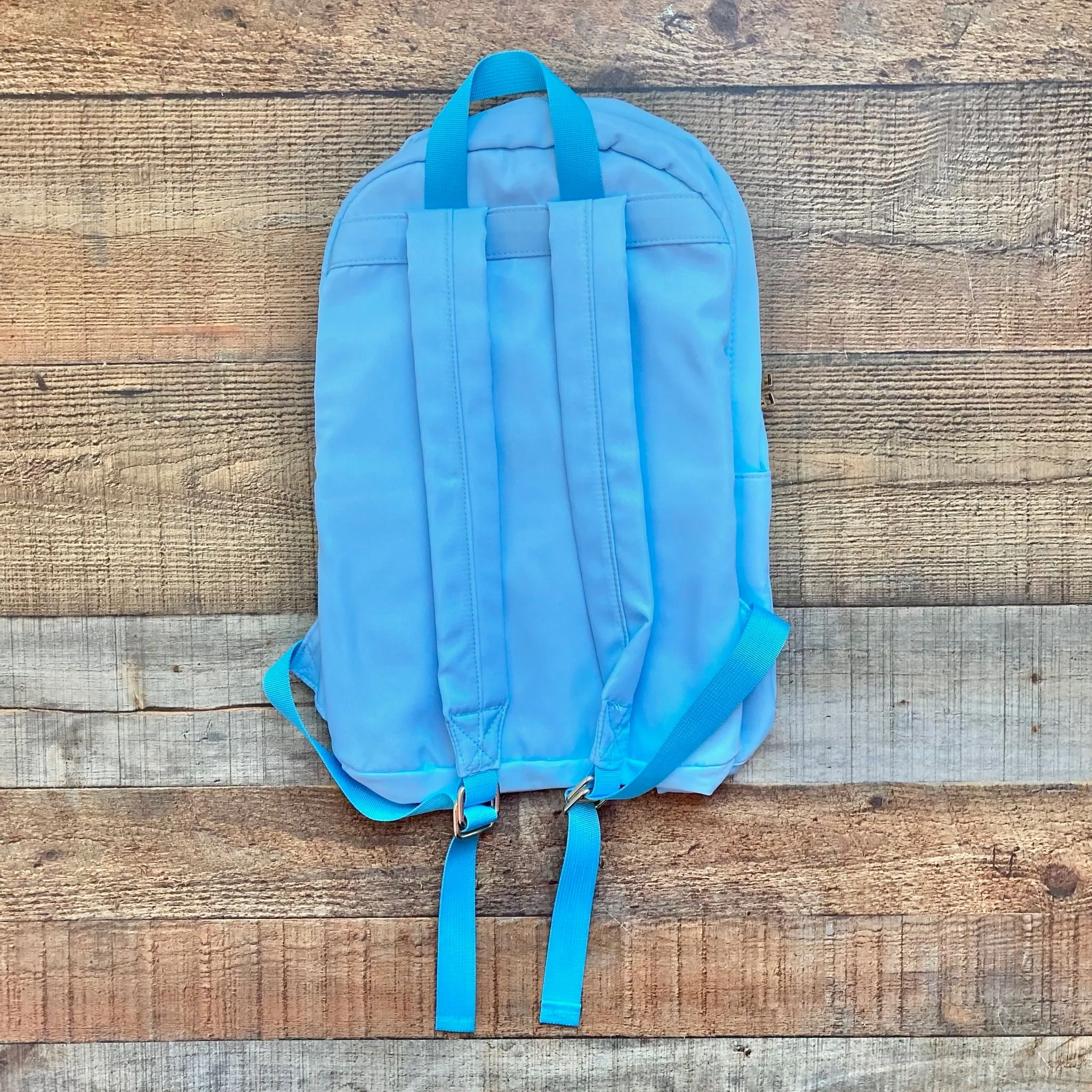 No Brand Light Blue Whit Backpack