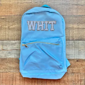 No Brand Light Blue Whit Backpack