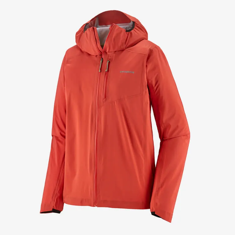 Patagonia Women&apos;s Storm Racer Waterproof Running Jacket in Pimento Red