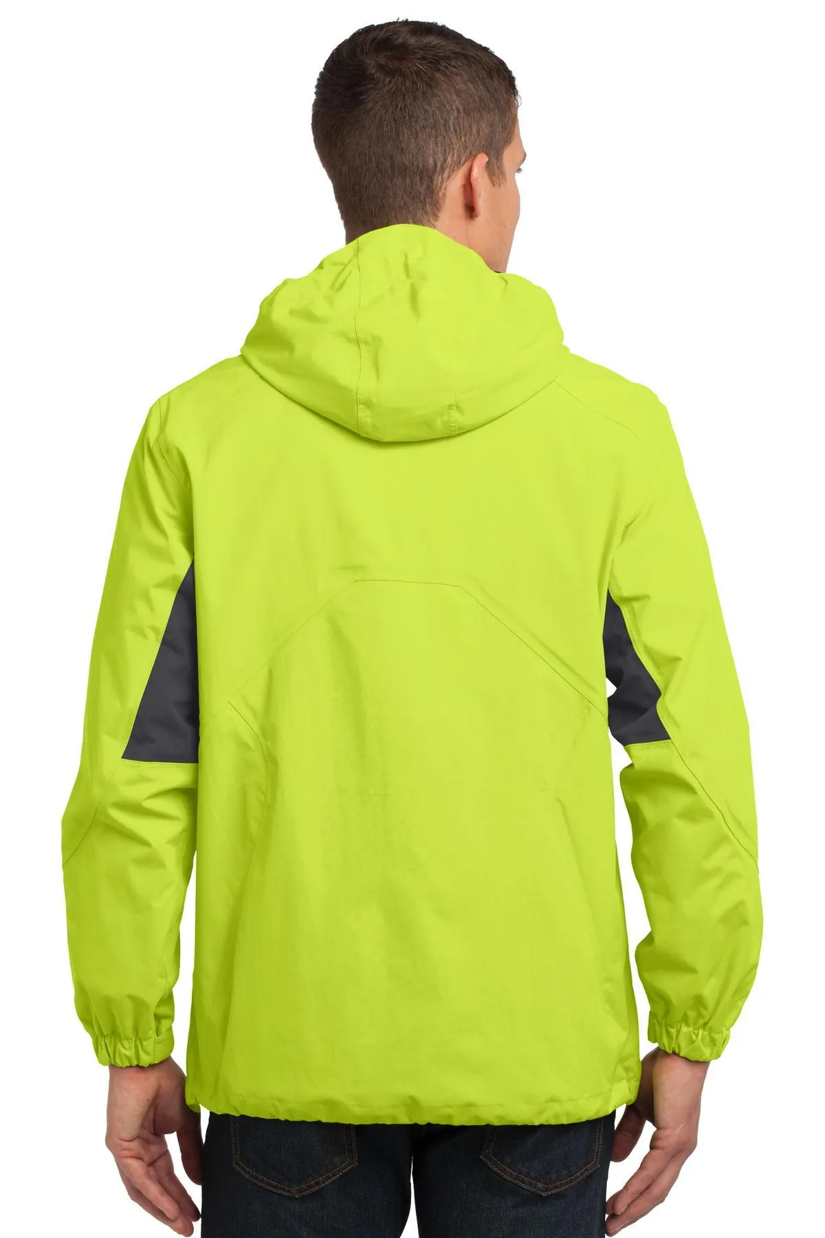 Port Authority Cascade Waterproof Jacket J322 Charge Green/ Magnet Grey