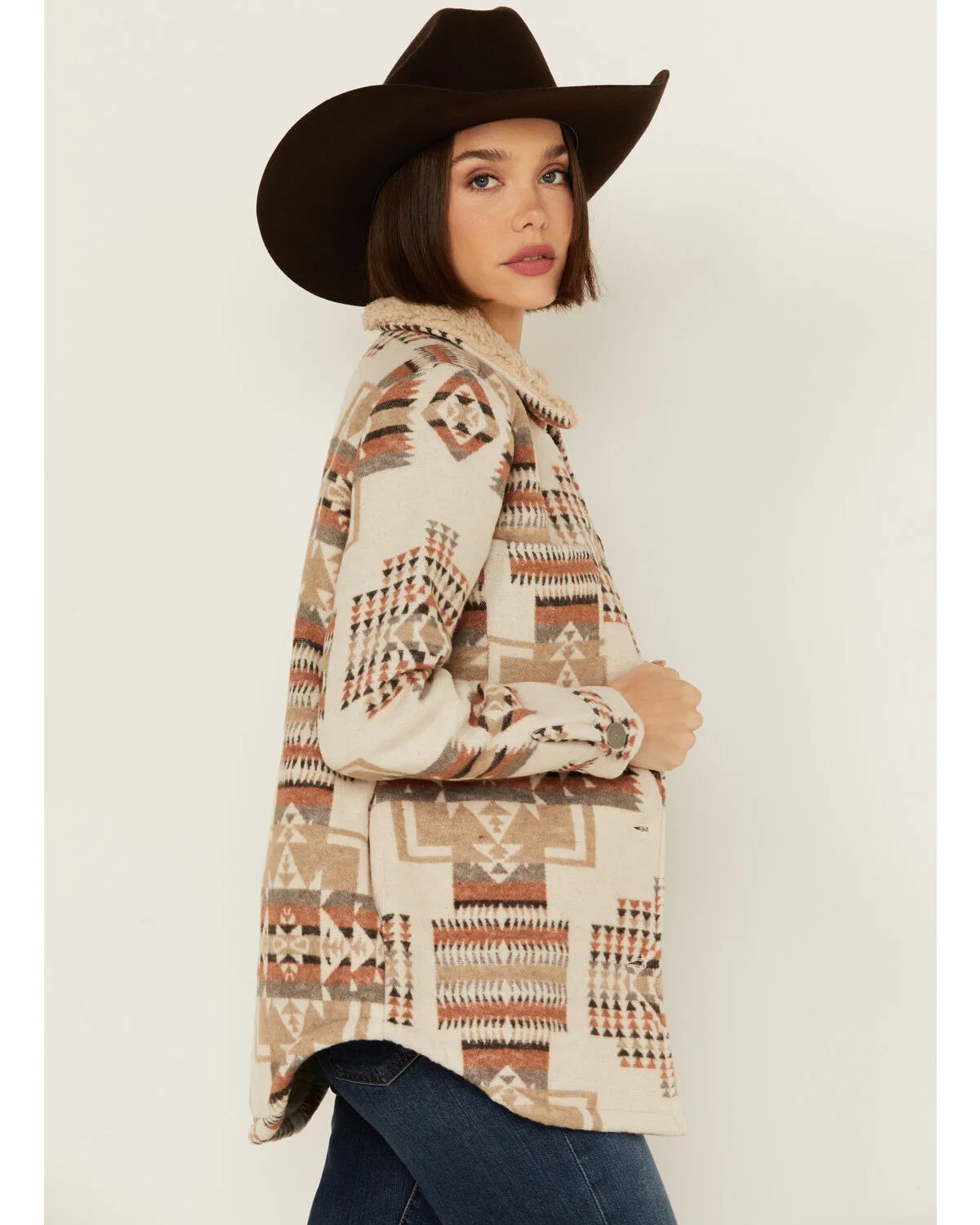 Product Name:  Cotton & Rye Women's Southwestern Print Sherpa Lined Jacket