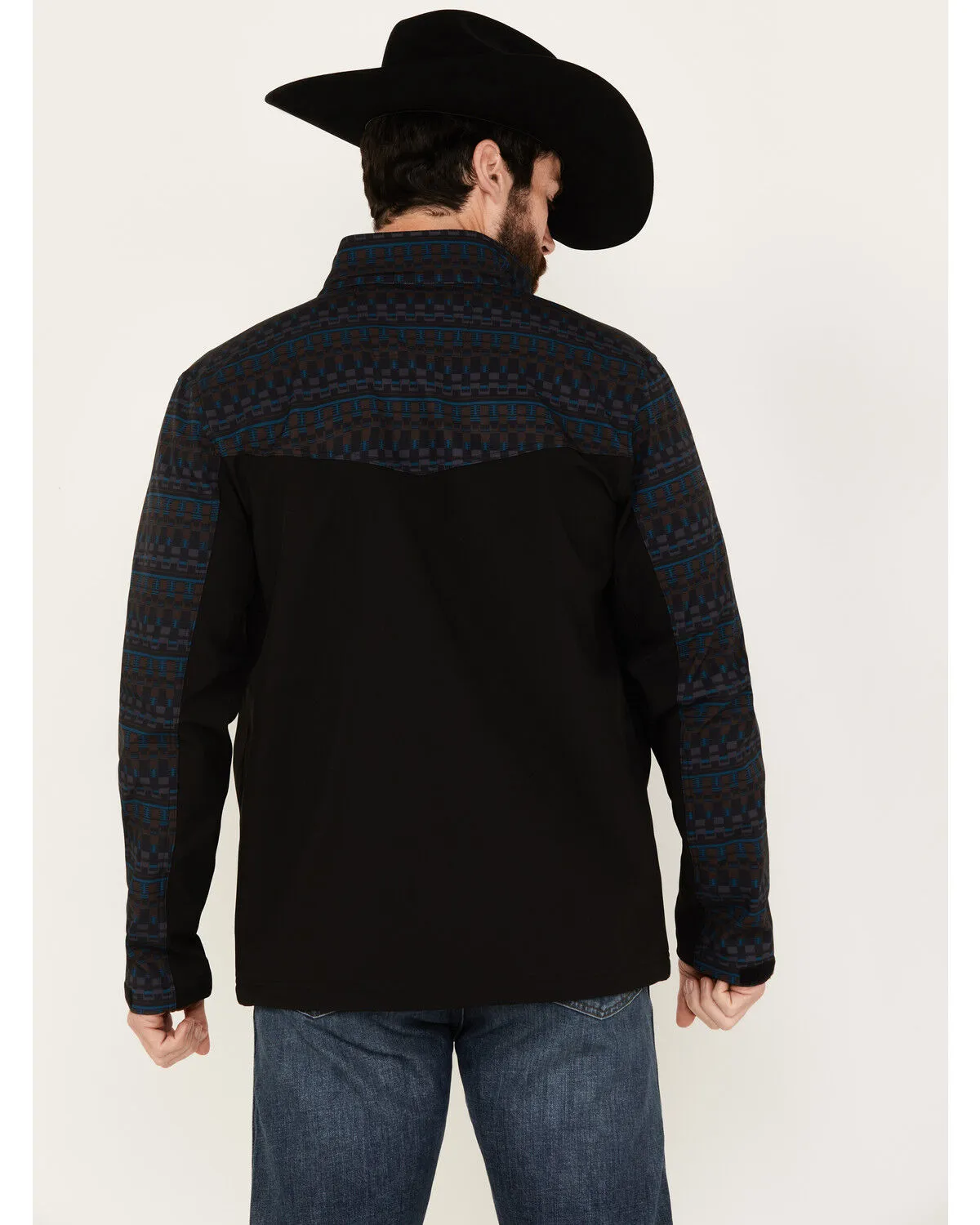 Product Name:  RANK 45® Men's Southwestern Block Print Softshell Jacket - Big