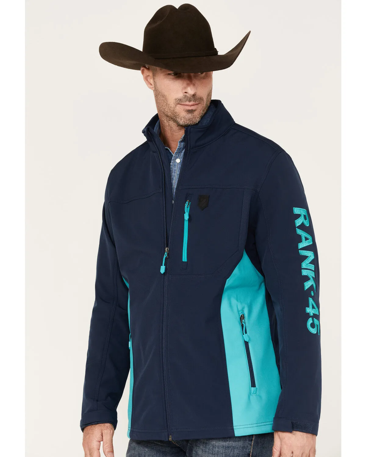 Product Name:  RANK 45® Men's Stampede Performance Softshell Jacket