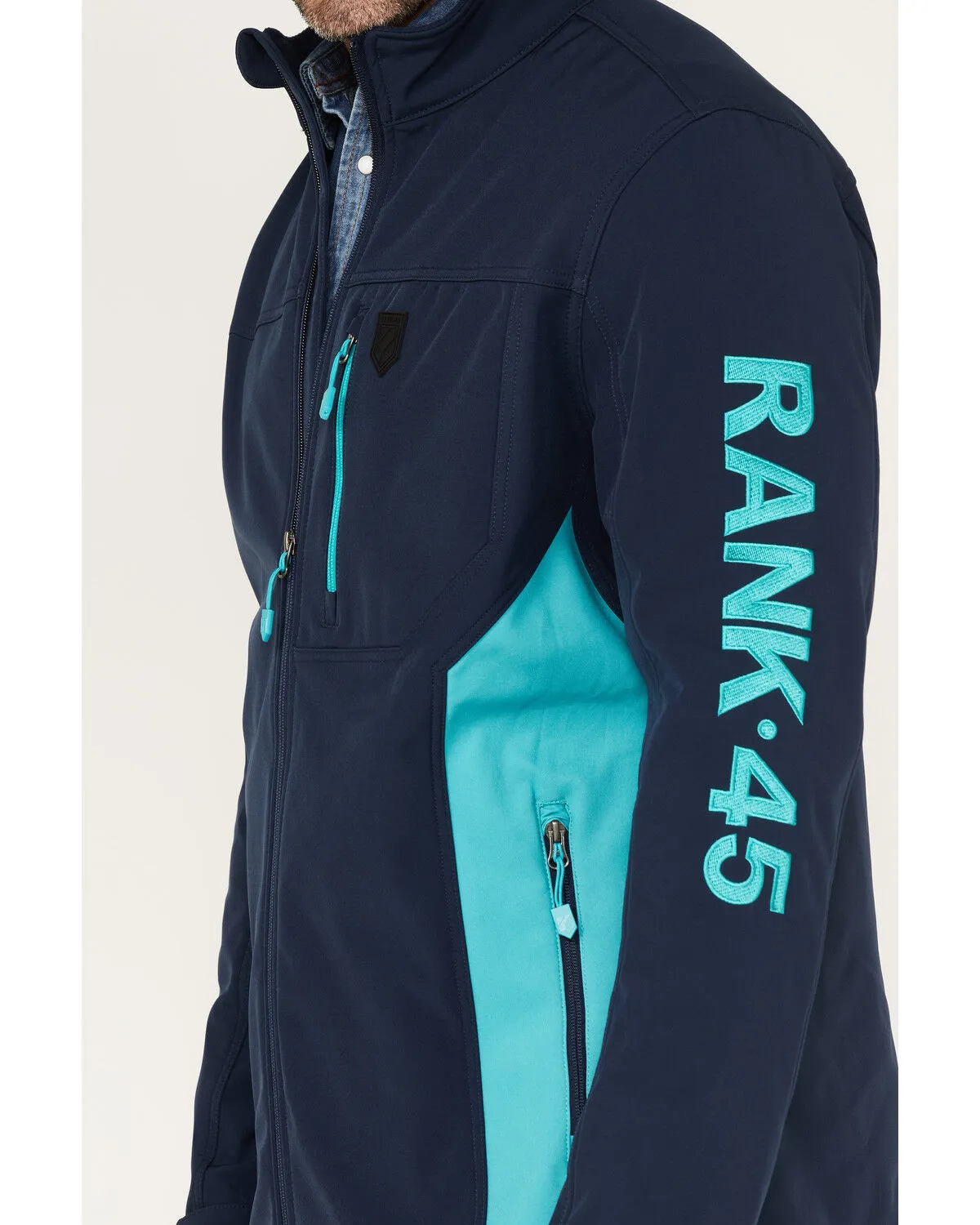 Product Name:  RANK 45® Men's Stampede Performance Softshell Jacket