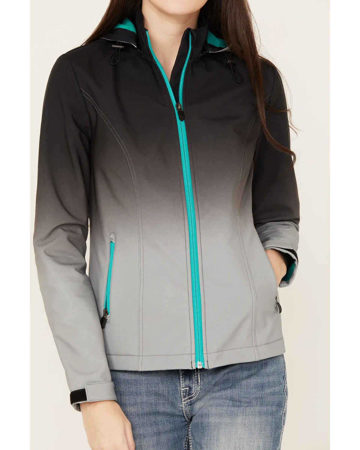 Product Name:  RANK 45® Women's Ombre Melange Softshell Jacket