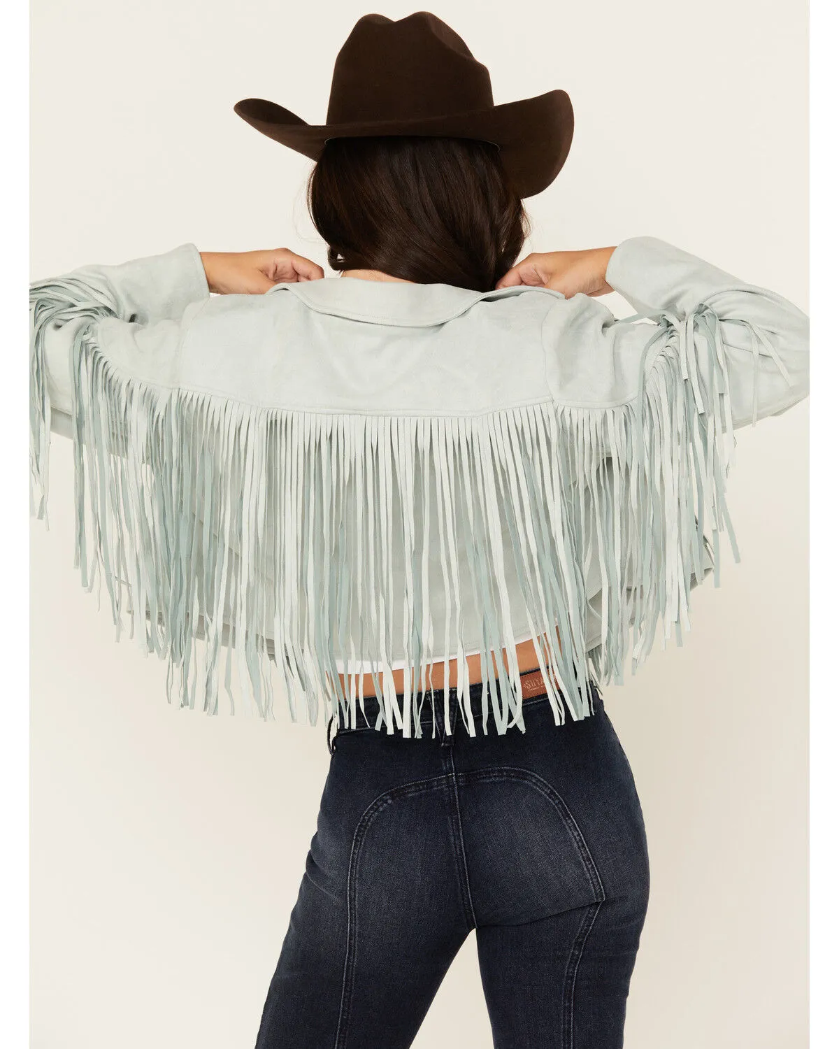 Product Name:  Saints & Hearts Women's Faux Suede Fringe Jacket