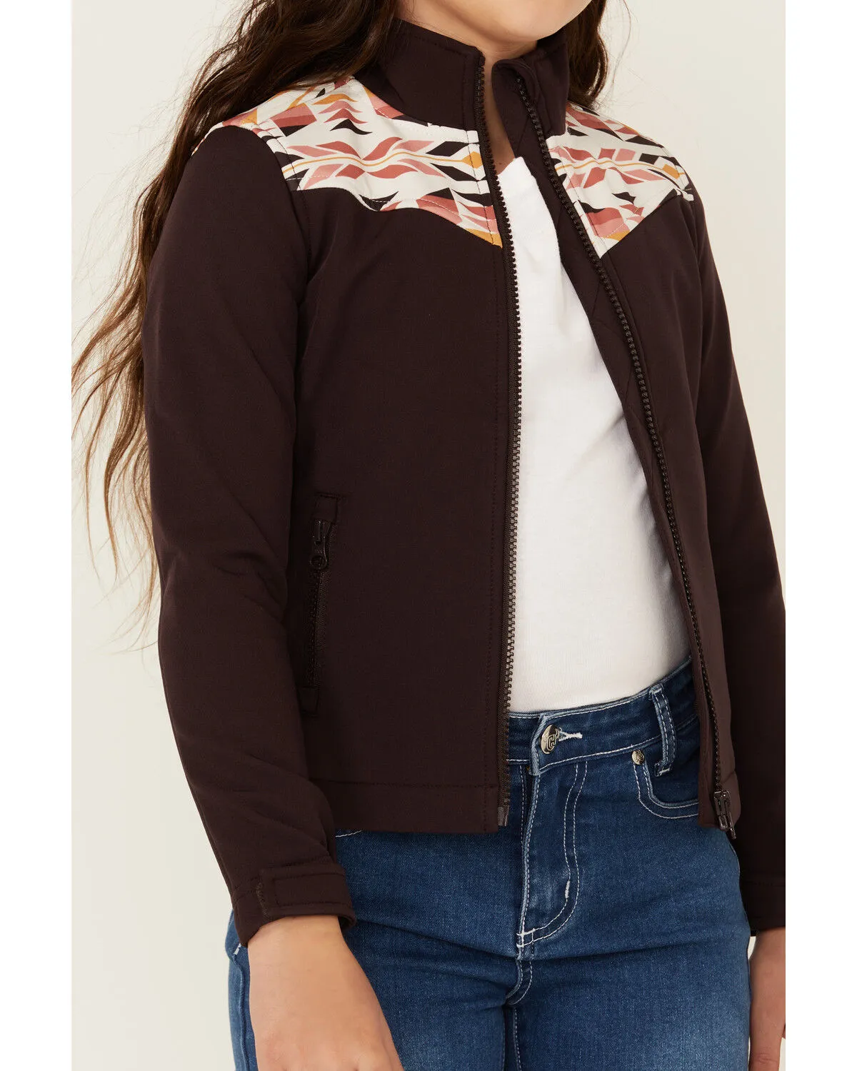 Product Name:  Shyanne Girls' Southwestern Print Softshell Jacket