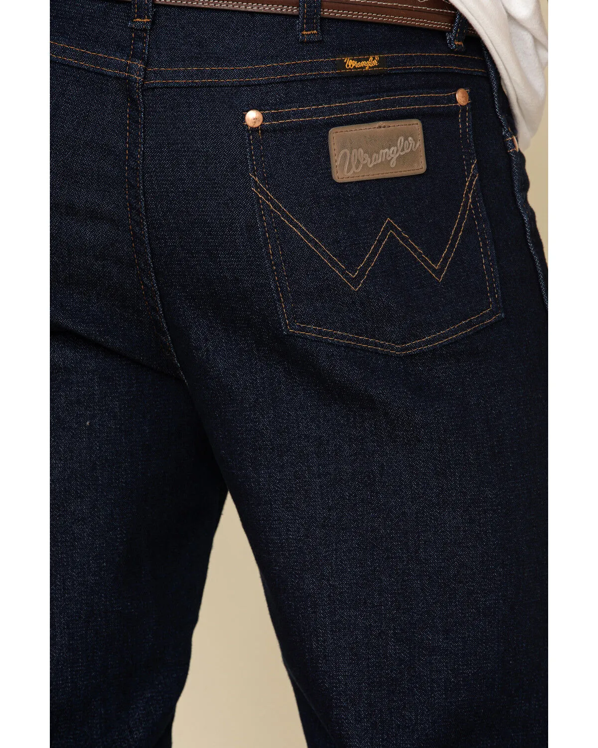 Product Name:  Wrangler Men's Active Flex Prewashed Indigo Slim Cowboy Cut Jeans - Big