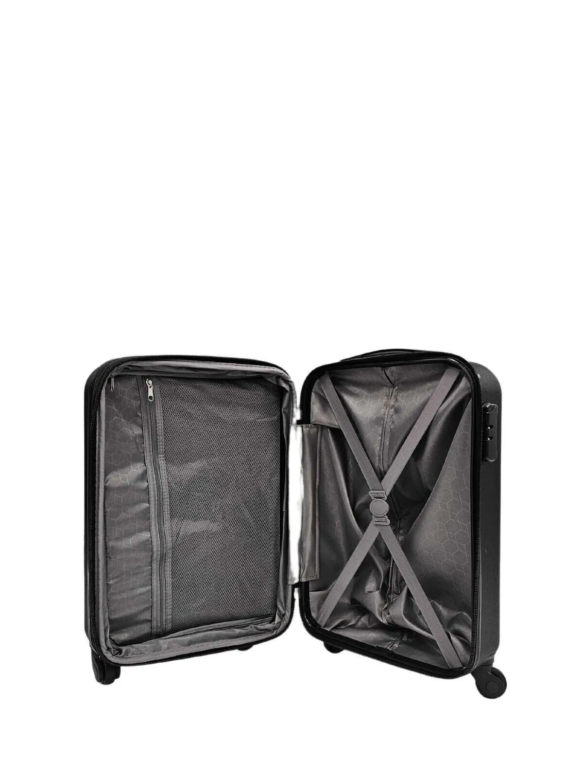 Robust Hard Shell Cabin 55 x 37 x 24 cm Suitcase Suitable for Easyjet, Ryanair