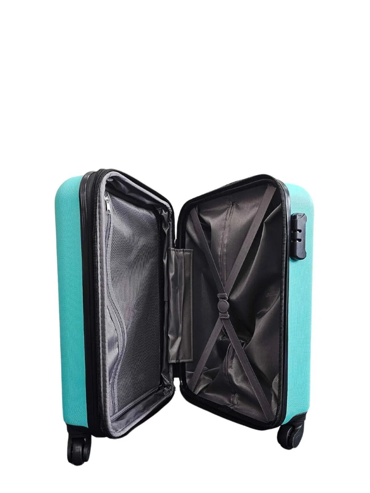 Robust Hard Shell Cabin 55 x 37 x 24 cm Suitcase Suitable for Easyjet, Ryanair