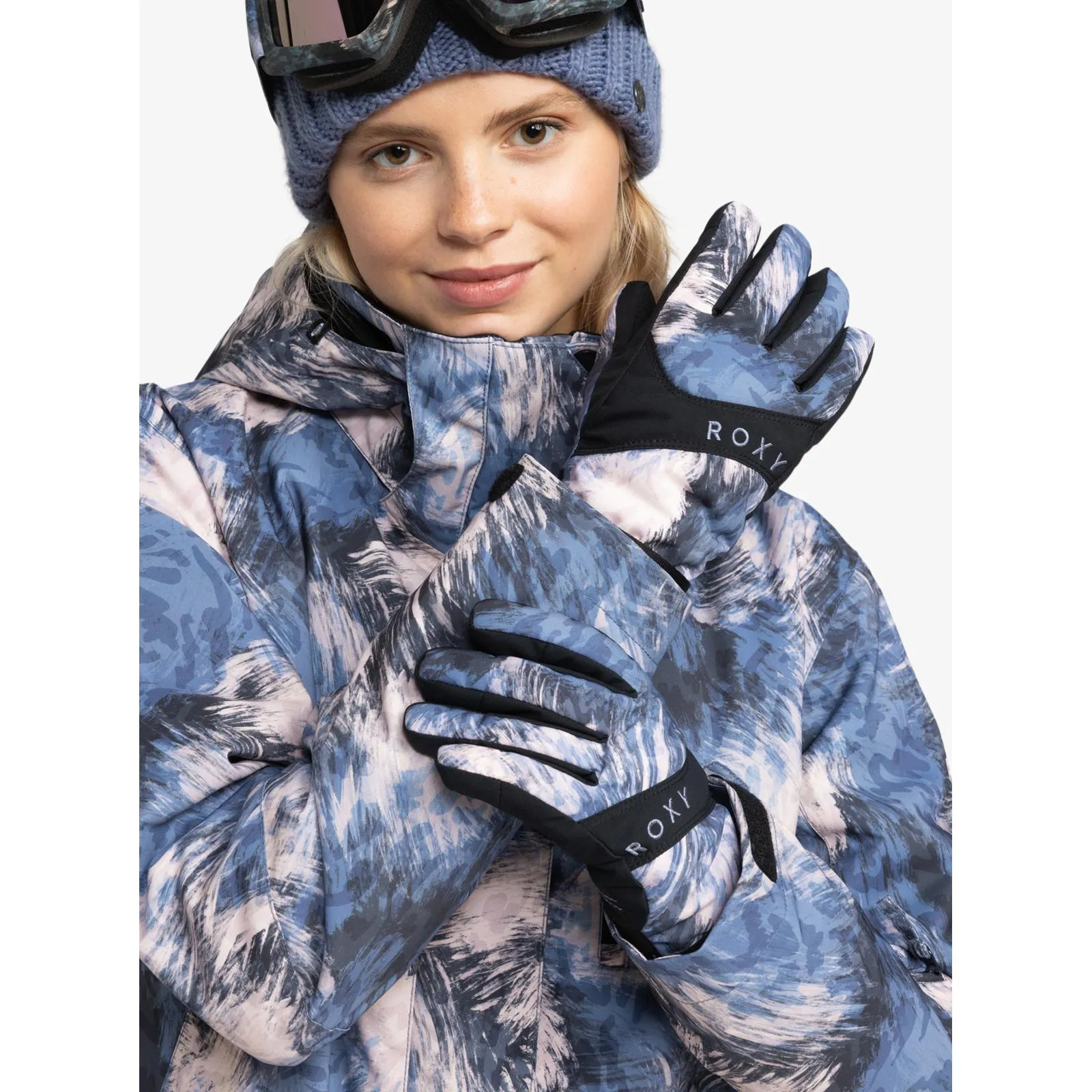 Roxy Womens Roxy Jetty Winter Sport Ski Gloves Waterproof Insulated Touchscreen