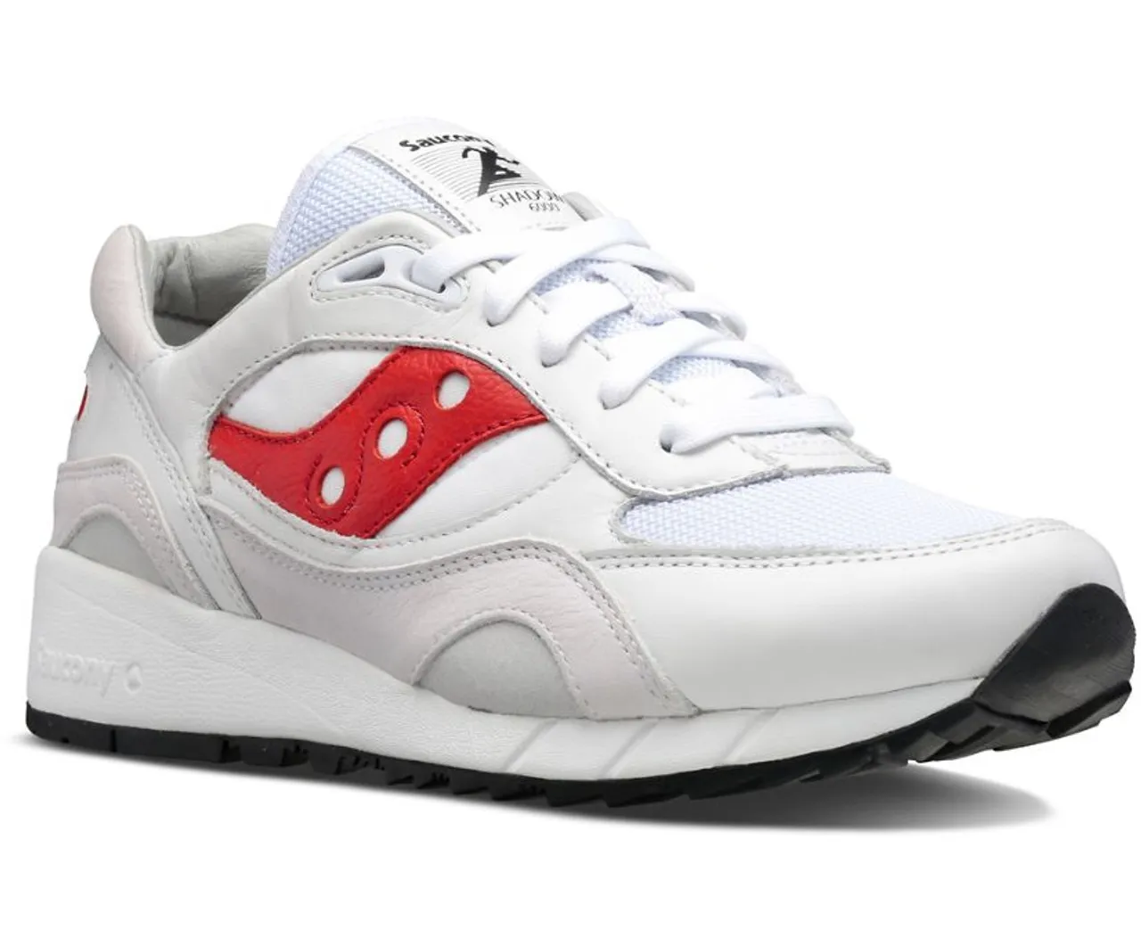 (SALE!!!) Saucony Shadow 6000 Shoe - White / Red