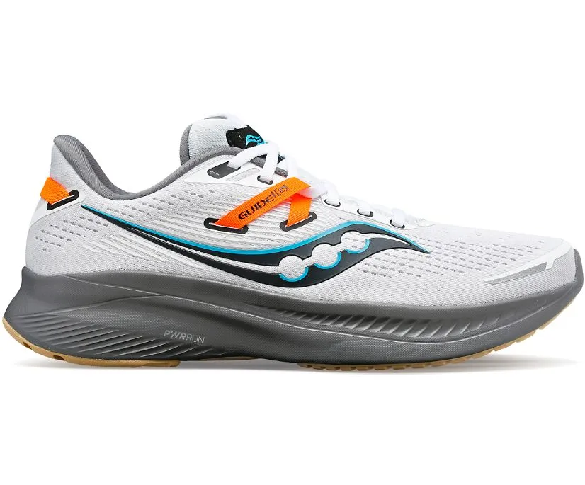 Saucony | Guide 16 | Men's | White/Gravel