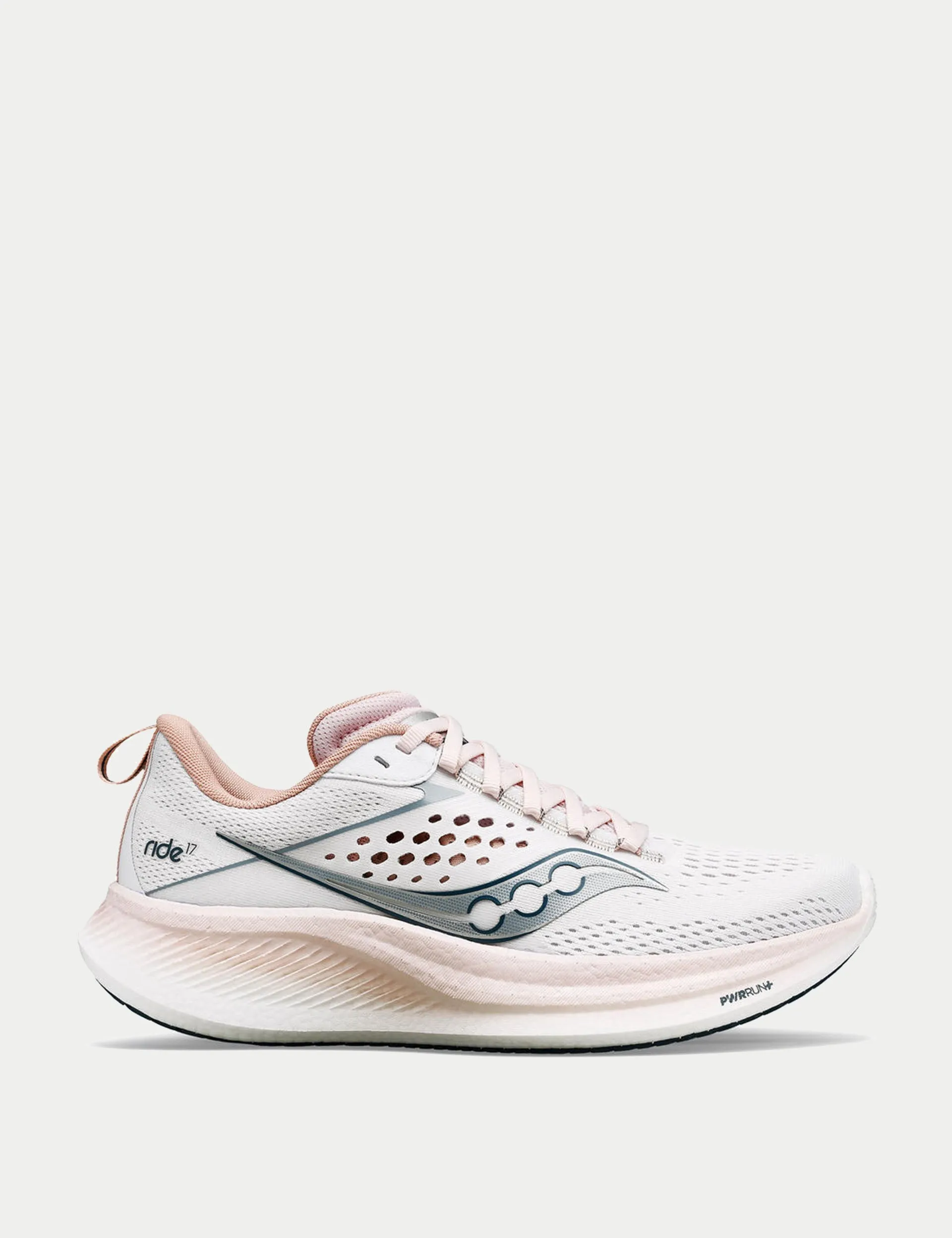 Saucony Ride 17 - White/Lotus