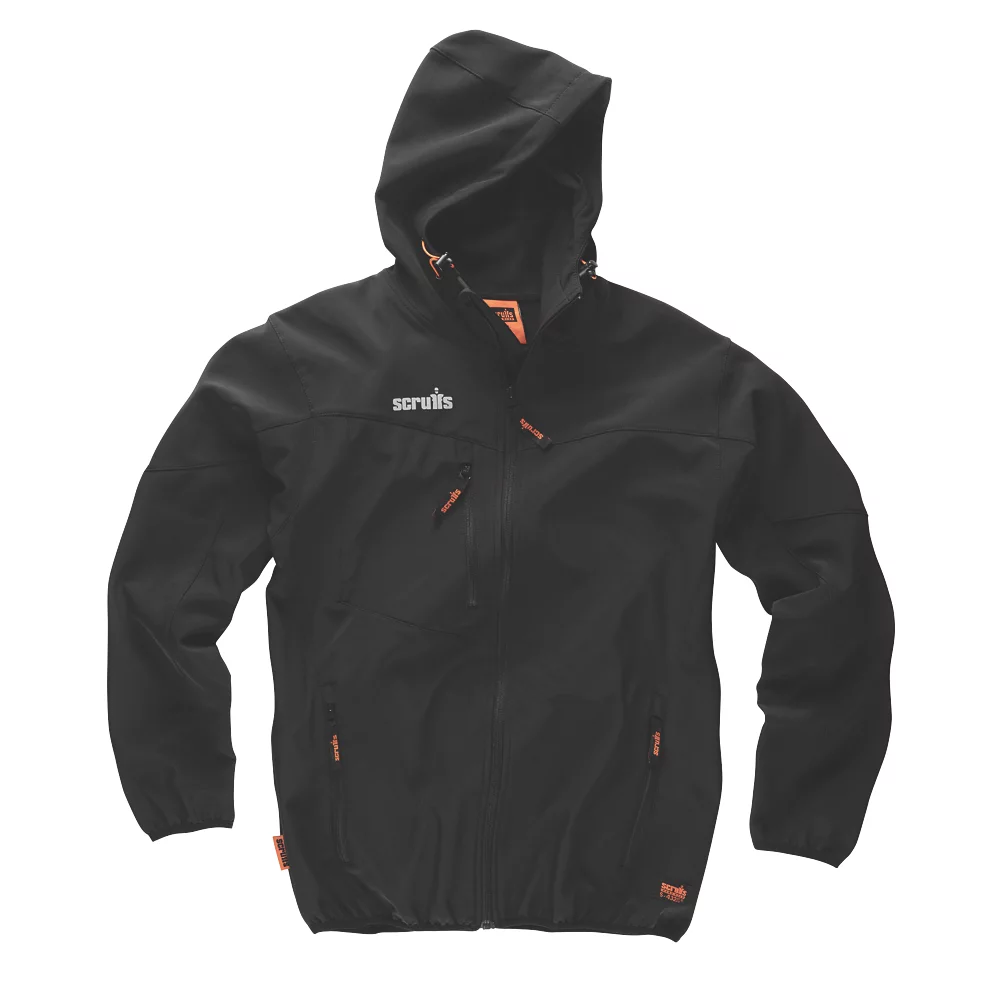 Scruffs T54851  Worker Softshell Jacket Black Medium 44" Chest - Screwfix