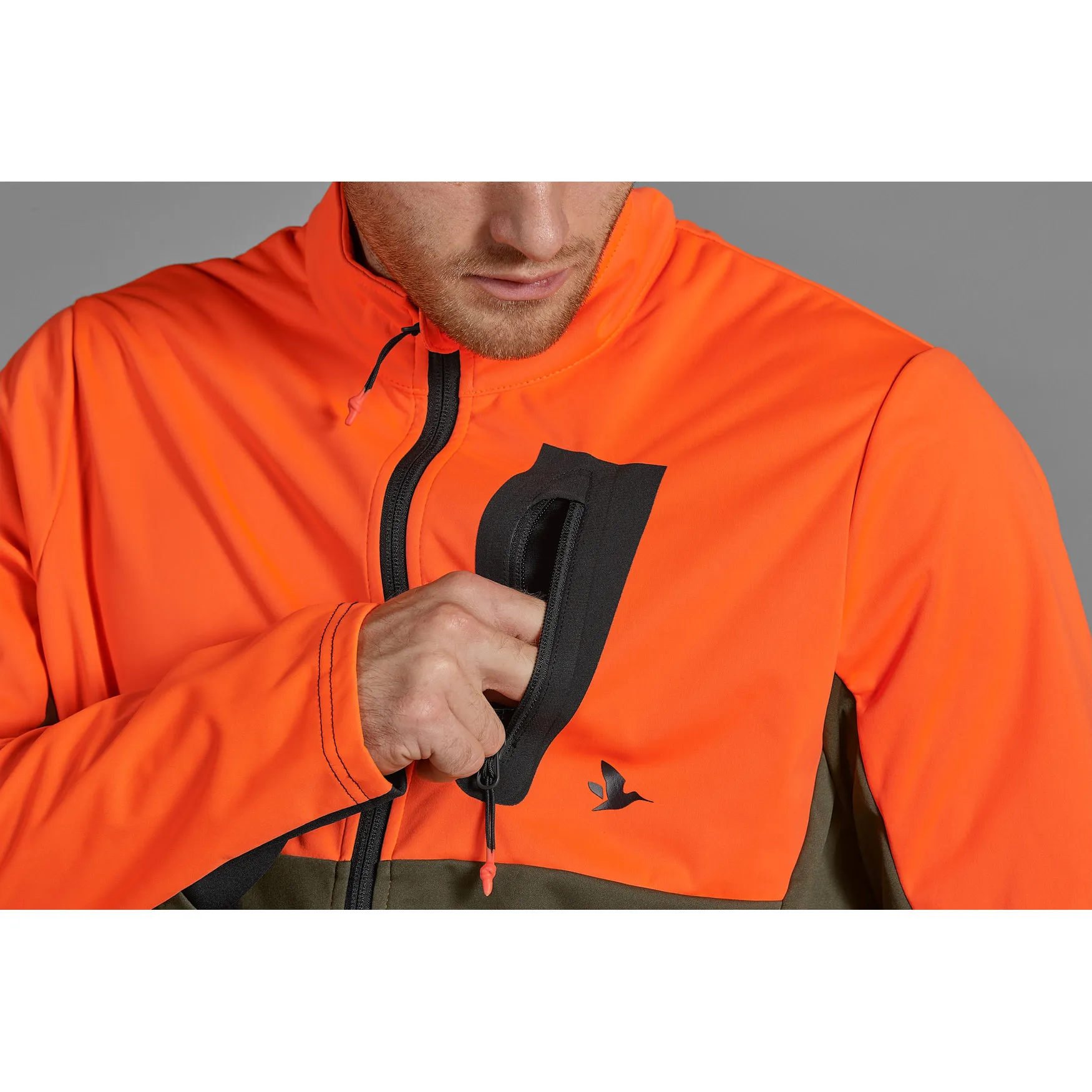 Seeland Men's Force Advanced Softshell Jacket Hi-Vis Orange | Buy Seeland Men's Force Advanced Softshell Jacket Hi-Vis