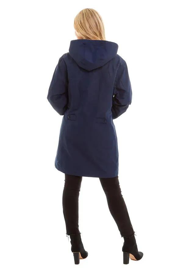 Serafina Collection Waterproof Jacket, Navy