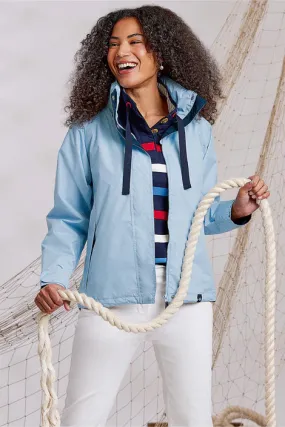 Serafina Collection Waterproof Short Jacket, Pale Blue