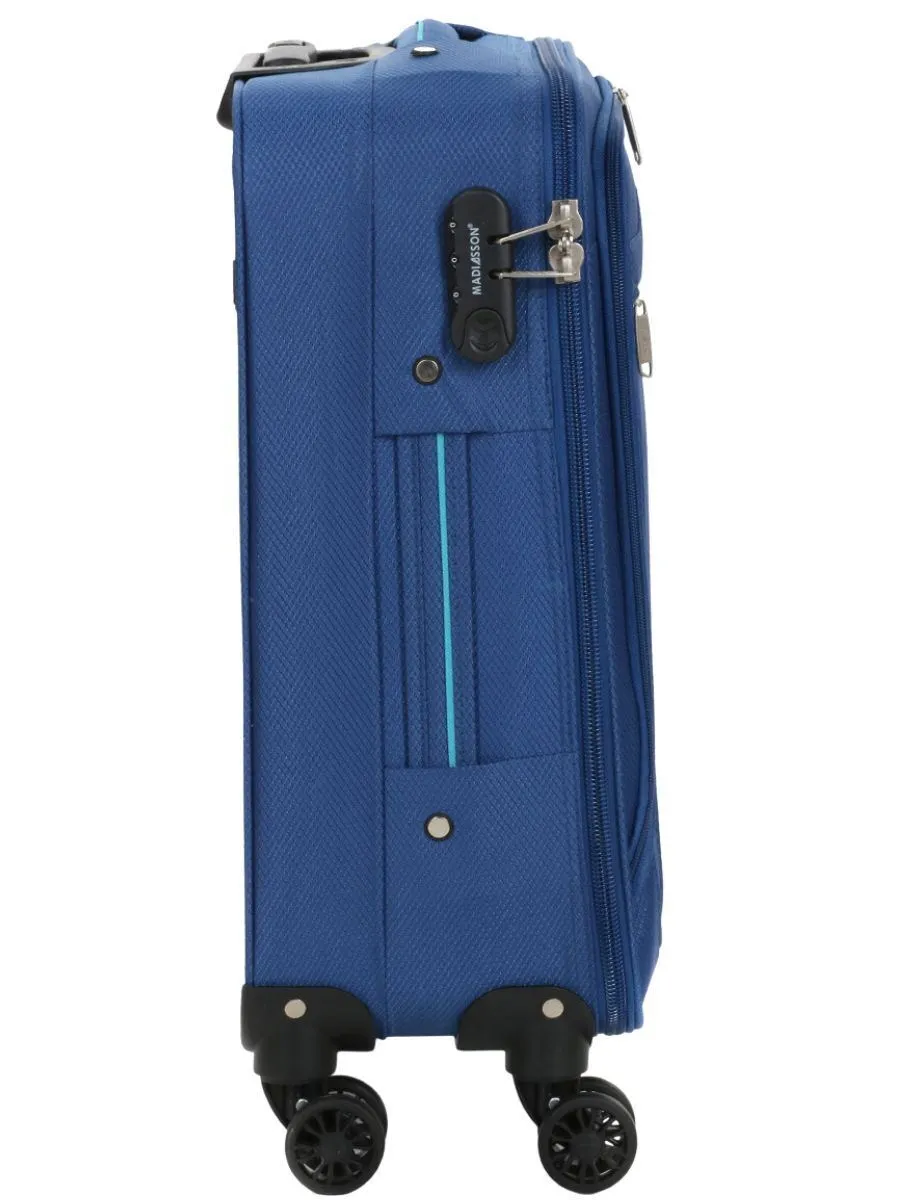 Soft Cabin Suitcase 55 x 40 x 17 cm Suitable for Easyjet, Ryanair