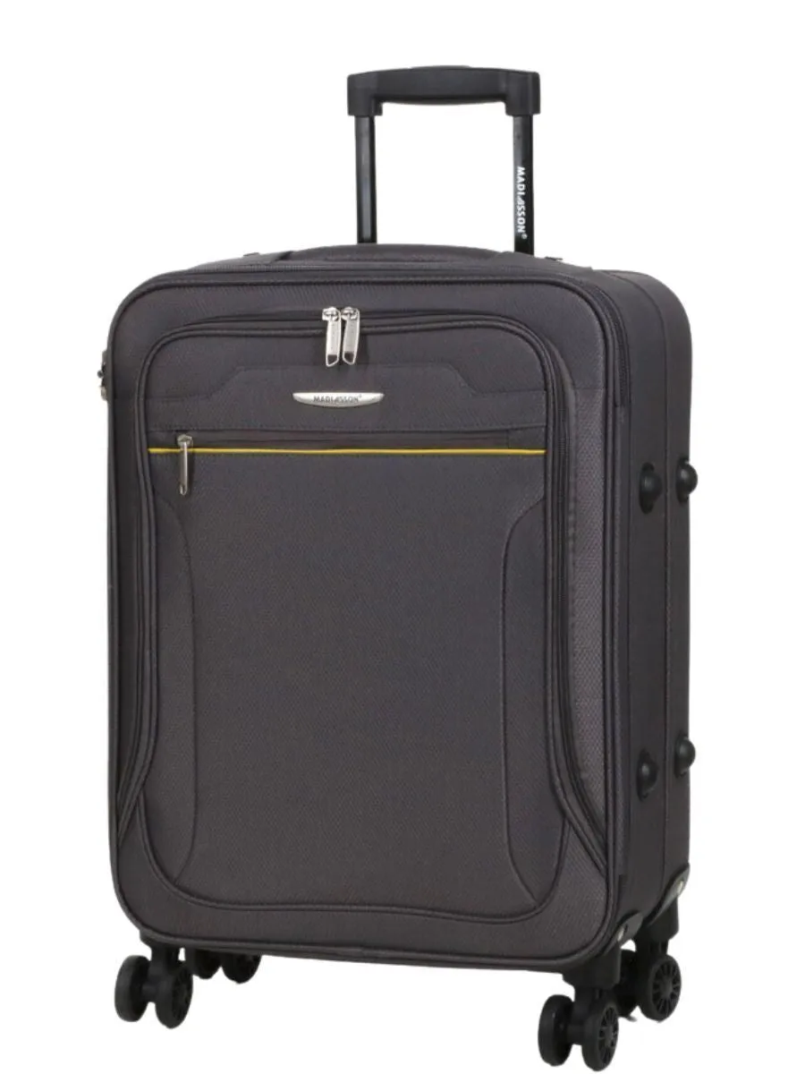 Soft Cabin Suitcase 55 x 40 x 17 cm Suitable for Easyjet, Ryanair