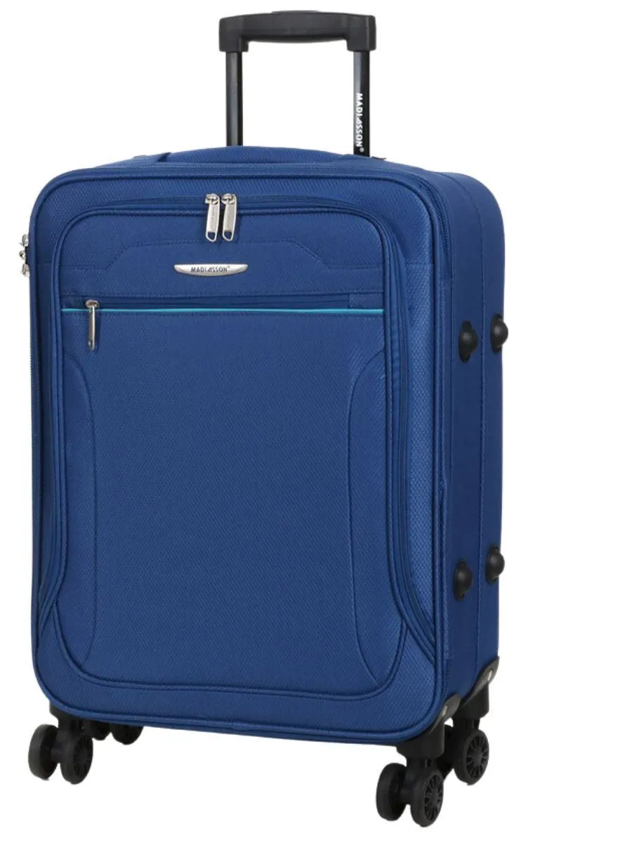 Soft Cabin Suitcase 55 x 40 x 17 cm Suitable for Easyjet, Ryanair